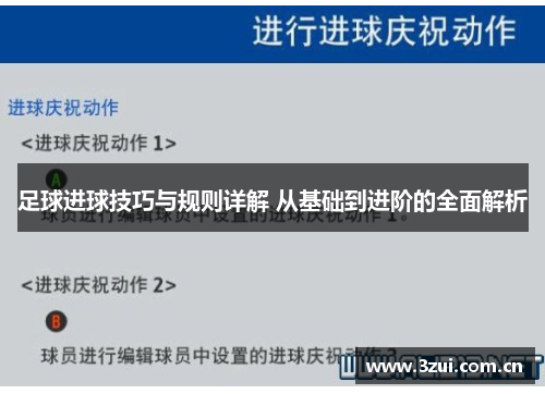 足球进球技巧与规则详解 从基础到进阶的全面解析